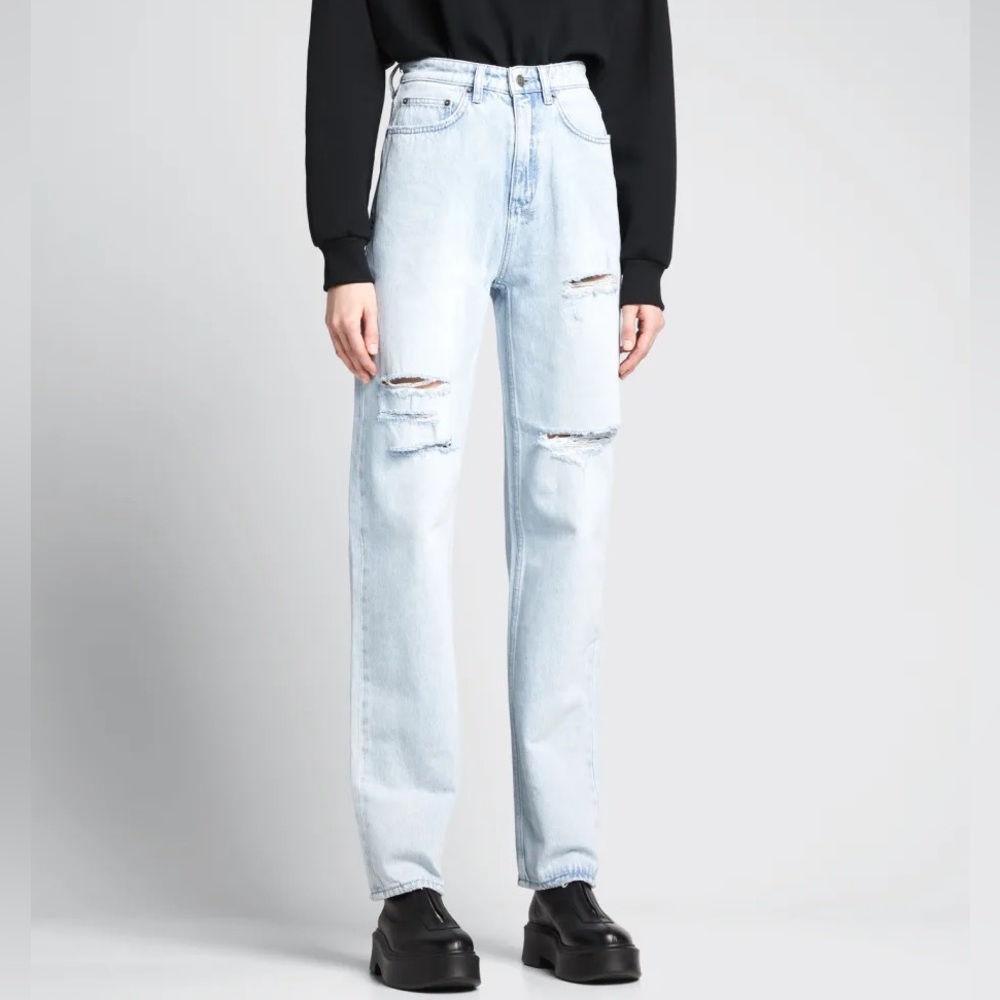 Ksubi Playback Sliced Straight-Leg Jeans Size 29